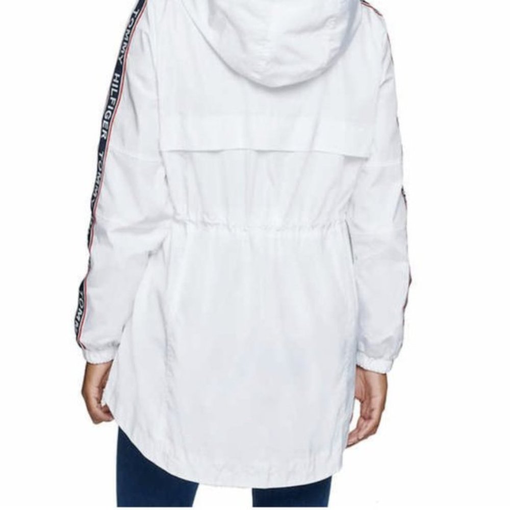 Tommy Hilfiger Ladies Windbreaker Rain Jacket Coat - Picture 2 of 11